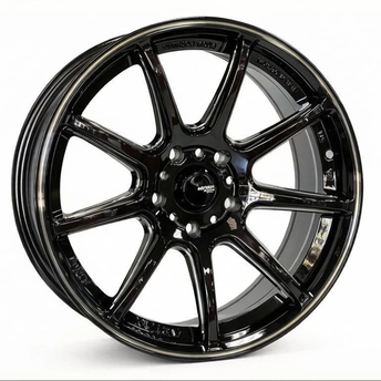 7.5*17  5/114.3 ET32 d67.1  (ANZ9024) BLACK MILLING BLACK Stuttgart